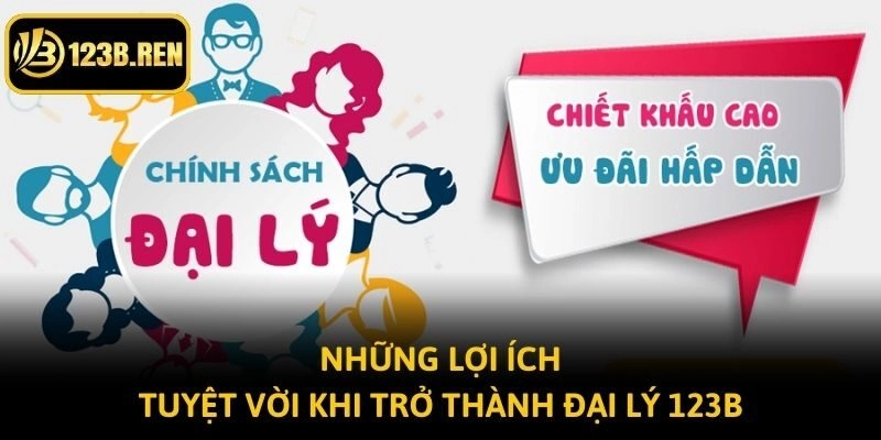Những lợi ích tuyệt vời khi trở thành đại lý 123B